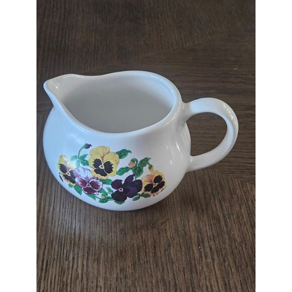 Vintage Potpourri Press Pansy Gravy boat, pitcher, creamer - Picture 1 of 5
